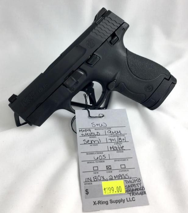 S&W M&p9 Shield 9MM (a-2754)