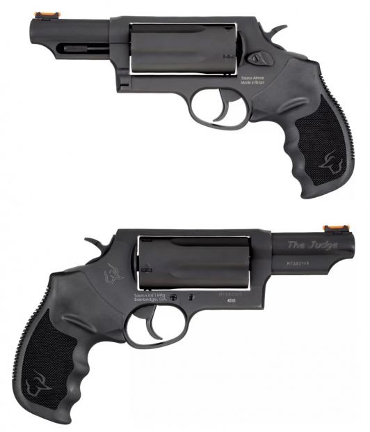 Taurus 4510 Judge .45 Colt/.410 3" Chamber 5rd 3" Barrel Blue/Rubber Grip F-img-0