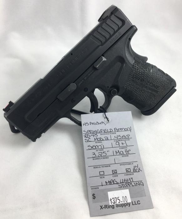 HS Product/ Springfield Armory Xd-45sc Mod.2