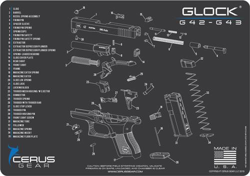 Cerus Gear 3mm Promats 12"x17"