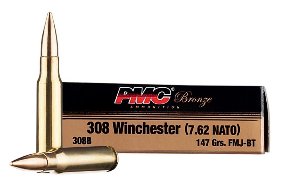 PMC 308win/7.62nato 147gr Fmj-bt 500rounds