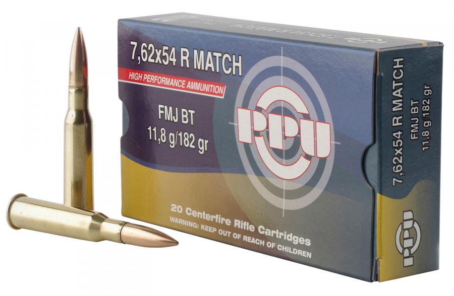 PPU Ppm7 Match 7.62x54mmr 182 GR
