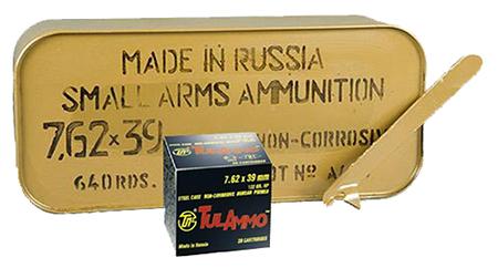 Tulammo Centerfire Rifle 7.62mmx39mm 122gr HP