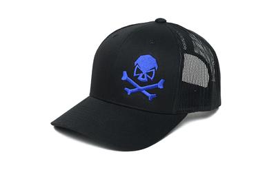 Phu Skull Trucker Hat Blk/blu