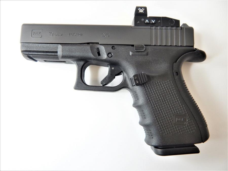 Glock/glock Inc 19gen4mos 9x19 4" 15rd