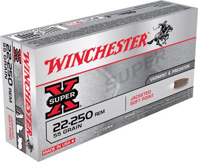 Win Ammo Super X 22-250 Rem