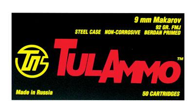 Tulammo Ta918092 Tulammo 9mmx18mm Makarov Full