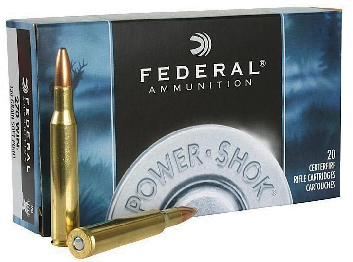 Federal Power-shok 270 Winchester Soft Point