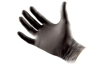 Nar Gloves Black Nitrile Med