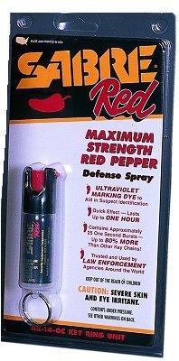 Sabre Key Ring Red Pepper Spray