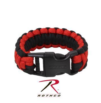 Deluxe Paracord Bracelet - Red &