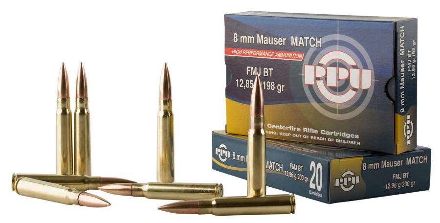 PPU Ppm8 Match 8mm Mauser 200