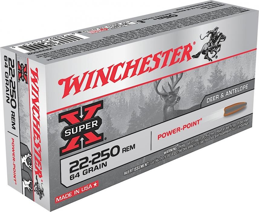 Winchester Ammo Super X 22-250 Remington