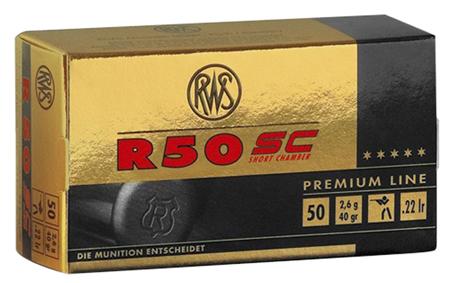 RWS R50 Short Case 22lr 50rd