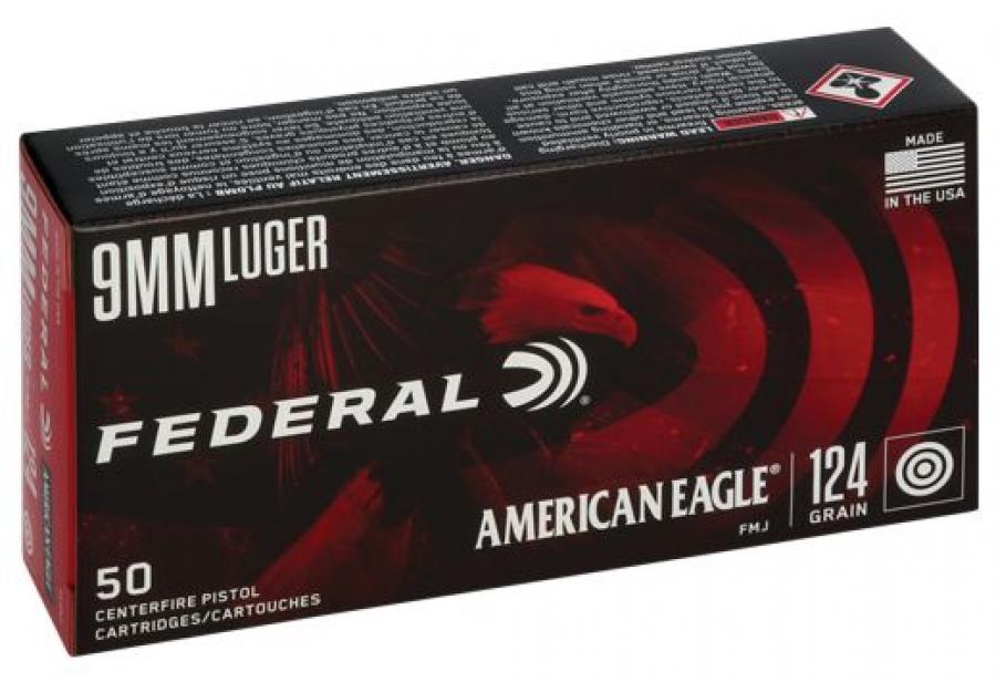 Federal Standard 9mm Full Metal Jacket