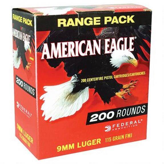 Federal Ae9dp200 American Eagle 9mm 115gn
