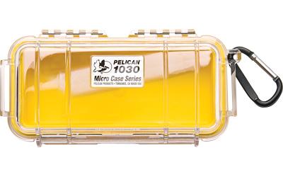 Pelican 1030 Micro Case Yellow/clear