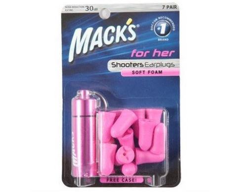 Macks Shooters Ultra Foam Earplugs Pink