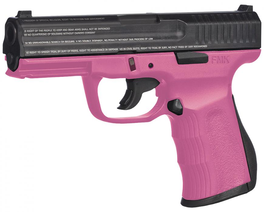 FMK 9mm 4" 10rd DAO Pink