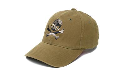 Phu Skull Flag Flex Hat Olive