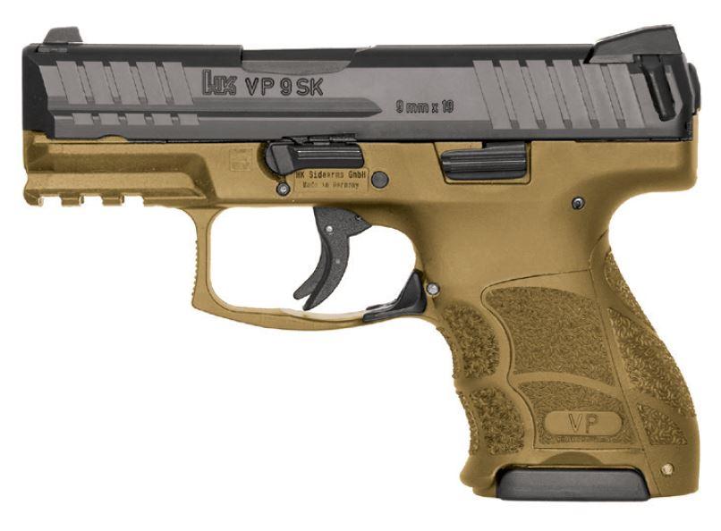 HK Vp9sk 9mm 3.4" FDE 10rd