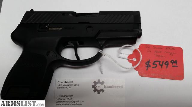 Sig Sauer P320 w/ Apex Trigger