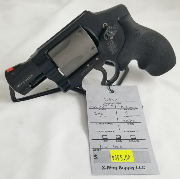 S&W 340pd Airlite .357mag