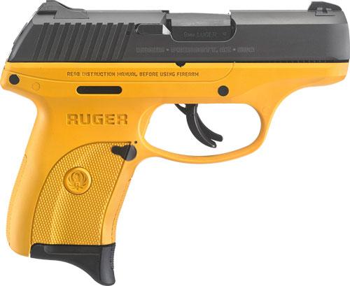 Ruger Lc9s 9mm Blk/yellow 7+1rd