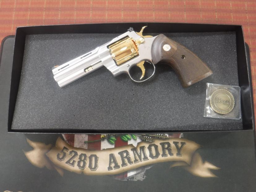 Colt Python 4 Gold 357 Mag Revolver | 5280 Armory