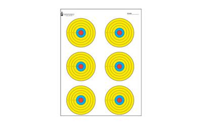 Action Tgt Bright 6 Bullseye 100pk