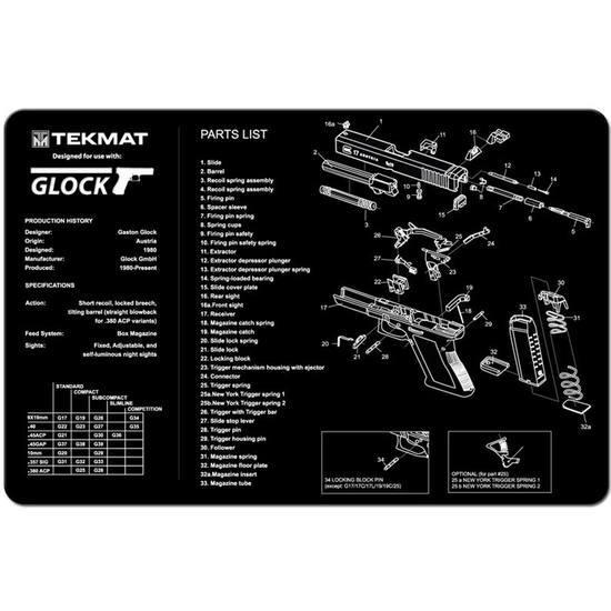Beck Tek Pistol Mat For Glock