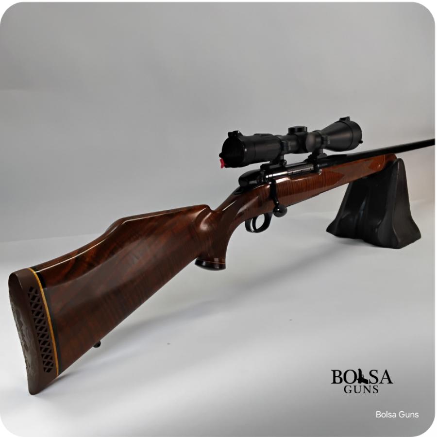 USED WEATHERBY MARK V .378 MAG W/ LEUPOLD SCOPE-img-1
