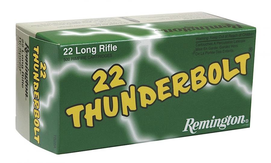 Remington Ammunition Thunderbolt 22 LR Round