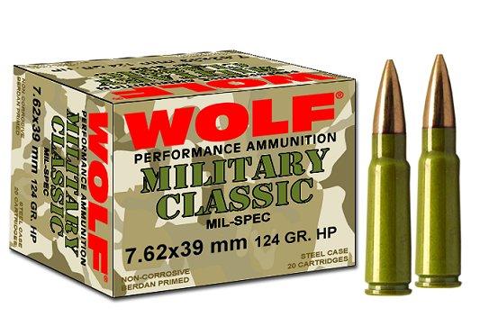 Wolf Military 7.62mmx39mm Full Metal Jacket