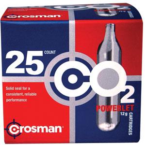 Crosman Powerlet CO2 Cartridges 12 Grams