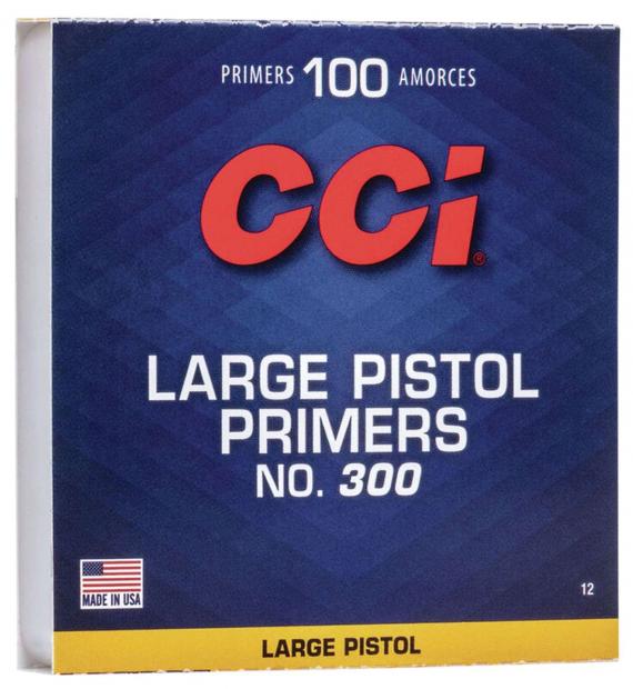 CCI Primer Large Pistol 10 Boxes