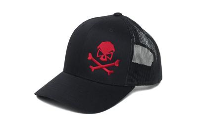 Phu Skull Trucker Hat Blk/red
