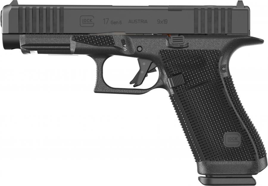 Glock 17 Gen6 9mm 3 17rd Barrel 449 Black Gmb Barrel Black Ndlc