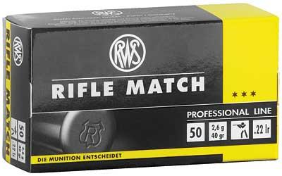 Rws 22lr Rifle Match 40gr 50/5000