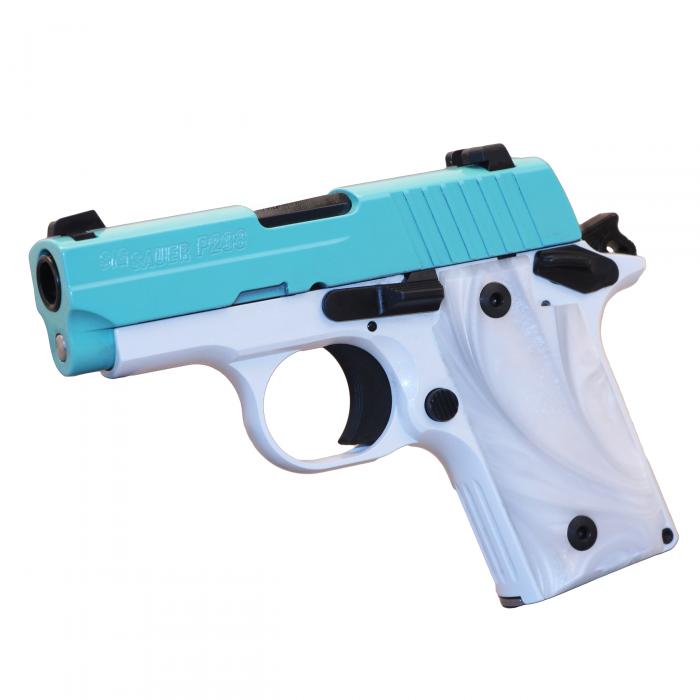 P238 380acp Robins Egg Blue Slide