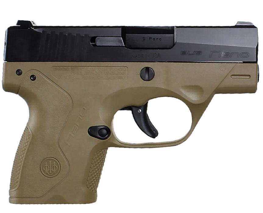 Beretta Nano 9mm FDE Frame 6rd