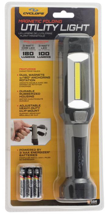 Cyclops Cycwkclp Clip Worklamp Multifunctional 180
