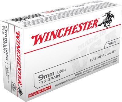 Winchester Ammo USA 9mm Full Metal
