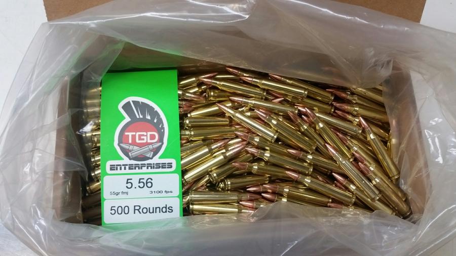 TGD 556 55 GR FMJ 500