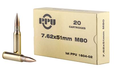 Ppu 7.62nato 145gr Fmj Bt