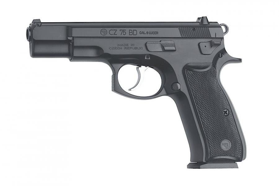 CZ 75 BD Metal Frame Full Size 9MM 4.6 Cold Hammer Steel Black