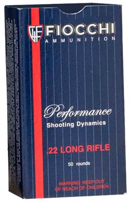 Fiocchi 22lr 40gr Subsonic HP 50box/100case