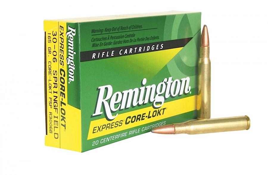 Rem Ammo Core-lokt 30-06 Spg Pointed