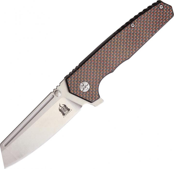 Komoran Linerlock Red Carbon Fiber