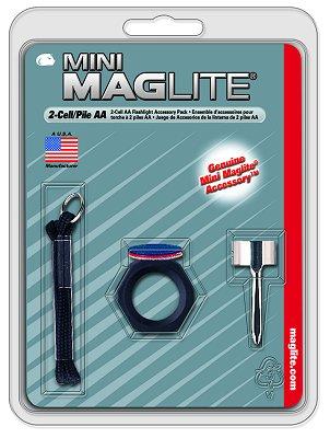 Maglite Mini Maglite Accessory Pack Clear/red/blue